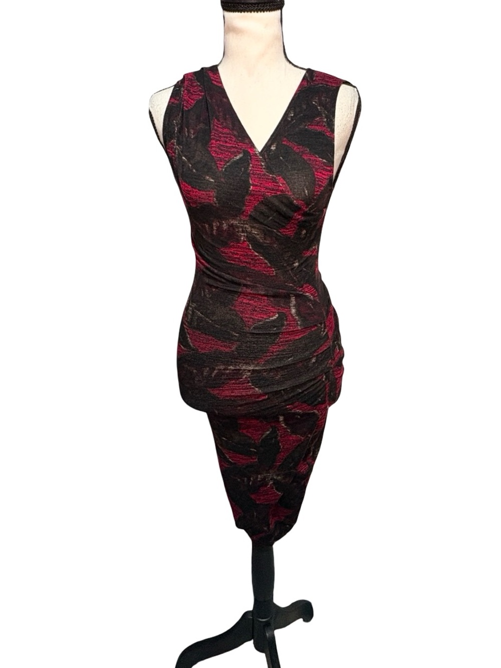 Wilfred Free Aritzia Izidora Reposa Jersey Ruched Wrap Midi Dress XXS NWT